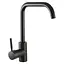 Змішувач для кухні Haiba HANS 011 чорний HB0809 - мініатюра 1