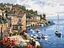 Картина по номерам на подрамнике Brushme Лодки в море - миниатюра 1