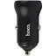 Автомобільний зарядний пристрій Hoco NZ5 Smooth road PD30W + QC3.0 5А car charger set Type C to Type C Чорний - мініатюра 1