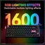 Клавіатура Onikuma ігрова бездротова для ігор з RGB підсвіткою та 3 режимами підключення до 600 годин роботи чорний - мініатюра 3