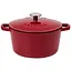 Каструля Gerlach чавунна 21 см 3 л Natur Iron бордова kuh0013321 - мініатюра 1