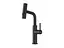 Cмеситель для кухни водопад с выдвижной лейкой черный Nett LB-35 Черный - миниатюра 1