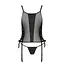 Сітчастий корсет з екошкіри Passion Passion Malwia CorSet L/XL - мініатюра 5