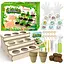 Ботанічні експерименти 26072 4FUN Game Club, підставка, грунт, насіння, пульверизатор, градусник, в коробці (6945717412156) - мініатюра 3