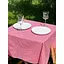 Скатертина в клітинку для столу Зефір 220х150 см Червона - мініатюра 5