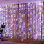 Новогодняя светодиодная гирлянда-штора Роса 2x2 м LED 160 лампочек Цветная - миниатюра 1