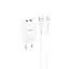 Набір із кабелем мережевий Hoco Maker dual port charger set N25 кабель Micro USB 2USB білий - мініатюра 3