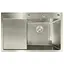 Кухонна мийка з нержавіючої сталі Mixxus MH7849R Nano-Silver MI7050, Нержавіюча сталь - мініатюра 1
