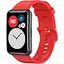 Ремешок DK для Huawei Watch Fit / Fit SE Silicone Sport Full Light Classic (red) - миниатюра 1