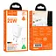 МЗП Hoco N60 Gentle PD20W (1USB-C) + кабель Type-C to Type-C White - мініатюра 6