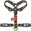 Шлея для собак Waudog Nylon анатомічна H-подібна з QR-паспортом, малюнок "Блоки", пластиковий фастекс, XL - мініатюра 2