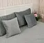 Подушка Руно 40х40 декоративна Velour "Dark Grey ромб" 311.55_Dark Grey ромб - мініатюра 4