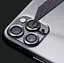 Защитное стекло на камеру DK для Apple iPhone 11 Pro Lens Metal Ring Eagle Eye 015724 black 2 шт. - миниатюра 6
