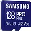 Карта памяти Samsung microSDXC 128GB Class 10 UHS-I U3 V30 A2 PRO Plus + SD Adapter (MB-MD128SA) (112859) - миниатюра 6