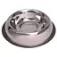 Миска для тварин TatraPet із нержавіючої сталі на гумці 1.8 л 20 см  - мініатюра 1