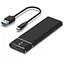 Внешний карман XON MemoryCase для M.2 NGFF (SATA) USB 3.1 Type-C Черный (XSC2C13NG1MG 4333) - миниатюра 1