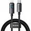 Кабель Mcdodo Horizontal LED Display 36W USB-C to Lightning Data Cable 1,2 м CA-6570 Черный - миниатюра 1