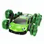 Радиоуправляемая трюковая машина HG 4-16-03, 8 роликовых колес, парогенератор, перевороты колес, аккумулятор 3.7V, Зеленый - миниатюра 1
