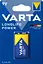 Батарейка VARTA HIGH ENERGY/LONGLIFE POWER 6LR61 BLI 1 ALKALINE Крона - мініатюра 1
