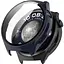 Чехол-накладка DK Пластик Gloss Стекло Full Cover для Huawei Watch 4 (dark blue) - миниатюра 1