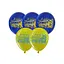 Кулька повітряна латексна з принтом (30 см, 5 шт.) Я люблю Україну - мініатюра 1