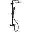 Душова система з термостатом Koer KB-55014-05 KR4733, Чорний матовий - мініатюра 1