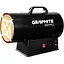 Тепловая пушка газовая Graphite аккумуляторная 30 кВт, площадь обогрева 150 кв.м., напольная, черная (58GE101) - миниатюра 1
