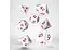 Набор кубиков Classic Runic White & red Dice Set , 7 шт. (SCLR04) - миниатюра 2