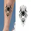 Набор детских временных тату Черные мини №5 black-tattoo-mini-set-5-T - миниатюра 5