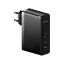 Мережевий зарядний пристрій Baseus GaN5 Pro 3 порта, USB + Type-C 140W Черный (CCGP100201) - мініатюра 1