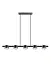 Подвесной светильник, люстра над столом, барной стойкой Goldlux 328076 Mirella GX53 5x6W 4000K 660Lm IP20 Черный - миниатюра 1