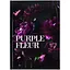 Книга записная Axent Purple fleur А5 в клеточку 96 листов (8459-2-A) - миниатюра 1