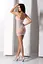Бодистокинг Passion BS096 white - миниатюра 9