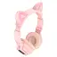 Наушники Borofone BO18 Cat Ear Pink - миниатюра 2
