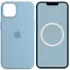 Чохол Epik Silicone case AAA with Magsafe and Animation для Apple iPhone 13, 6.1 Блакитний/Blue Fog - мініатюра 1