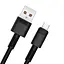 Кабель XO NB-Q166 fast charging USB cable for Micro 5A/1 м Чорний - мініатюра 1