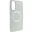 Чехол Epik TPU Bonbon Metal Style with MagSafe для Samsung Galaxy S24+ Белый/White - миниатюра 1