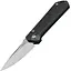 Ніж складаний Boker Kihon Auto Stonewash Чорний - мініатюра 3