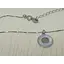 Серебряное колье Аметист с перламутром 1251390 - миниатюра 3