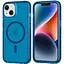 Оригинальный противоударный чехол Tech21 Evo Check MagSafe Blue для iPhone 13/14 (T21-9818) - миниатюра 2
