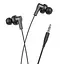Проводные наушники Hoco M114, вакуумные, с микрофоном, 1.2m, black - миниатюра 2