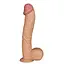 Великий фалоімітатор LoveToy Legendary King Sized Realistic 33 см тілесний - мініатюра 3
