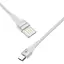 Кабель Double Way Weft USB-A to Micro-USB 1m White (CCDW20001302) [133326] - мініатюра 3