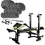 Набір Besport PowerPro 89кг з прямим грифом та лавою Besport WB-004 - мініатюра 1