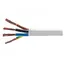 Кабель Одескабель ПВСм 3*16,0+1*16,0 білий, ціна за метр - мініатюра 1