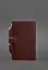 Шкіряний блокнот (Софт-бук) 4.0 бордовий - мініатюра 6