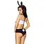 Костюм зайчика Passion Malloy SET S/M, трусики, топік і вушка - мініатюра 2