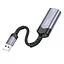 Кабель перехідник Hoco UA26 USB ethernet adapter 100 Mbps - мініатюра 2