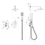 Душова система Imprese Vite t03007401AC, Хром - мініатюра 2