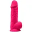 Фалоімітатор Silexd Premium Silicone Dildo Model 4 Size 8.5 21.5 см рожевий - мініатюра 1